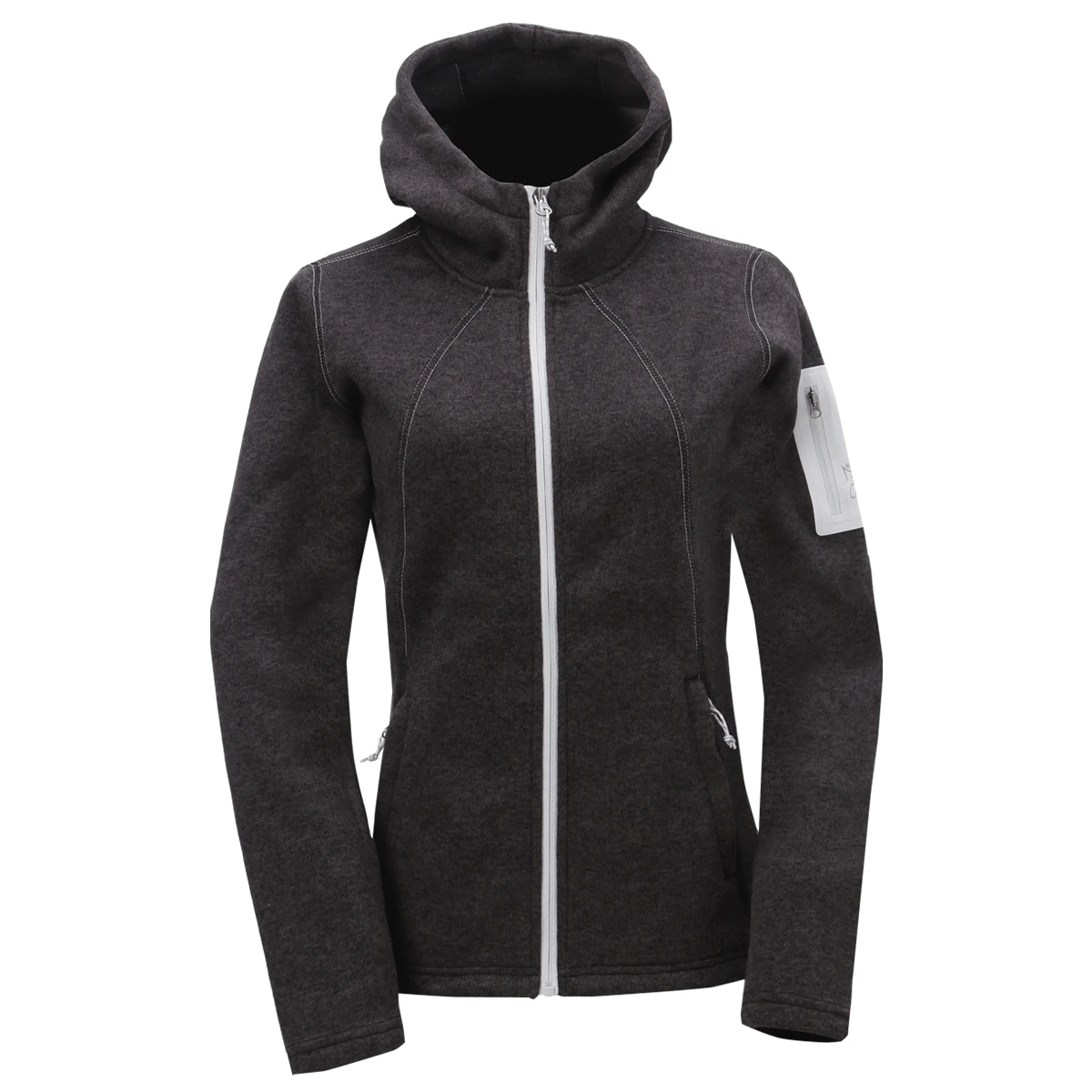 2117 Of Sweden - ASPEBODA - DAME FLATFLEECE MED HÆTTE 1 2117 Of Sweden - ASPEBODA - DAME FLATFLEECE MED HÆTTE