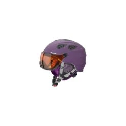 Alpina Grap HM Skihjelm Med Visir - Violet Matt