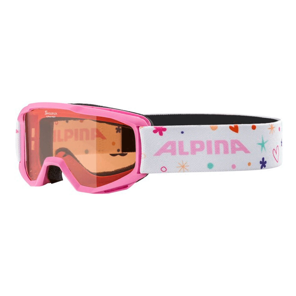 Alpina Piney Junior Goggles/skibrille - Rosa 2 Alpina Piney Junior Goggles/skibrille - Rosa - Billede 2