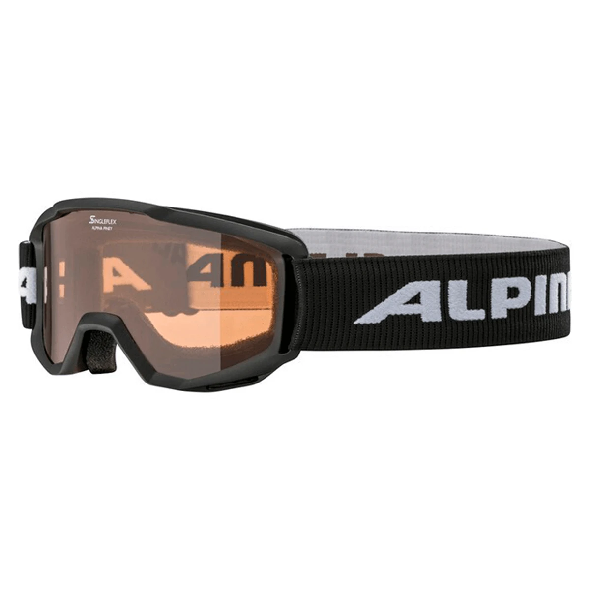 Alpina Piney Junior Goggles/skibrille - Sort 2 Alpina Piney Junior Goggles/skibrille - Sort - Billede 2