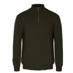 Cold Stavanger Norsk Uld Strik Med Windstop - Grøn