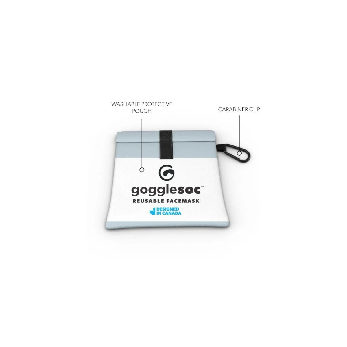 Gogglesoc Facemask - Heather Grey 4 Gogglesoc Facemask - Heather Grey - Billede 4