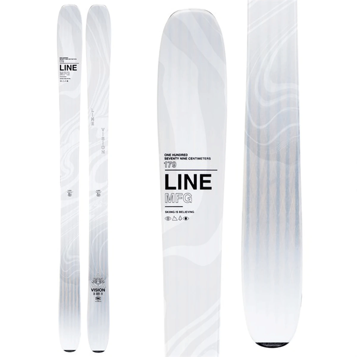 LINE Vision 98 All-Mountain Freeride Twintip Ski 4 LINE Vision 98 All-Mountain Freeride Twintip Ski - Billede 4
