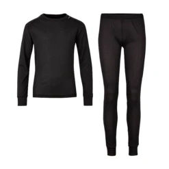 Mckinley New X-roads Skiundertøj Til Pige - Black