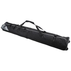 Nordica Free Skiers Heavy Duty Roller Travel Double Skibag - Sort
