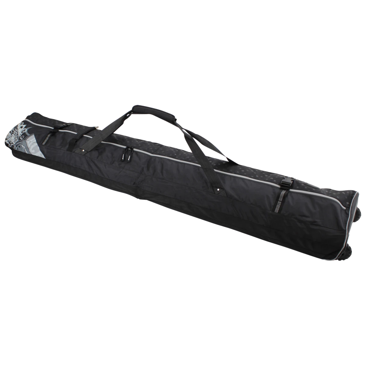 Nordica Free Skiers Heavy Duty Roller Travel Double Skibag - Sort 1 Nordica Free Skiers Heavy Duty Roller Travel Double Skibag - Sort