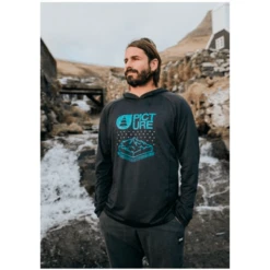 Picture - Larson Tech - Herre Hættetrøje - Black 5 Picture - Larson Tech - Herre Hættetrøje - Black -Alpina Snowboard Butik picture larson tech herre haettetrje black 2