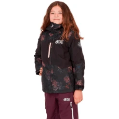 Picture - Leeloo - Pige Skijakke - Flower Print -Alpina Snowboard Butik picture leeloo pige skijakke flower print 3