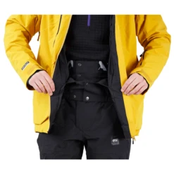 Picture - Zephir- Herre Skijakke - Lichen Green / Safran -Alpina Snowboard Butik picture zephir herre skijakke lichen green safran 6