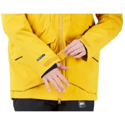 Picture - Zephir- Herre Skijakke - Lichen Green / Safran -Alpina Snowboard Butik picture zephir herre skijakke lichen green safran 9