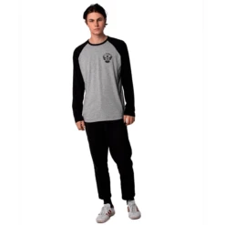 Planks - Eagle - Langærmet T-shirt - Sports Grey -Alpina Snowboard Butik planks eagle langaermet t shirt sports grey 2