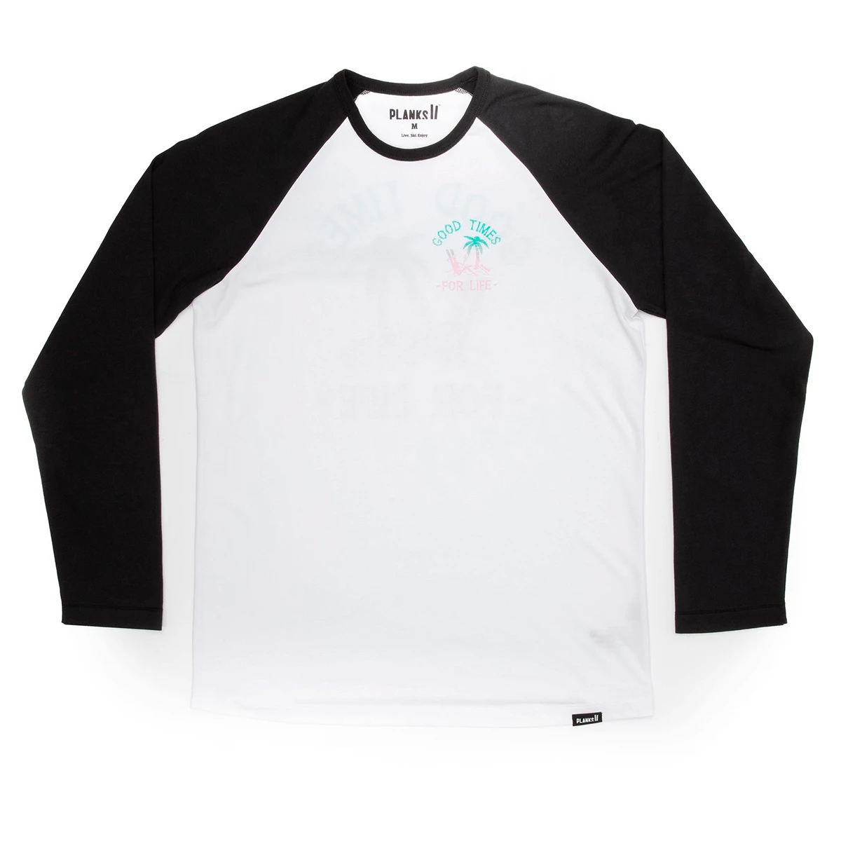 Planks - Good Times For Life - Langærmet Herre T-Shirt 1 Planks - Good Times For Life - Langærmet Herre T-Shirt