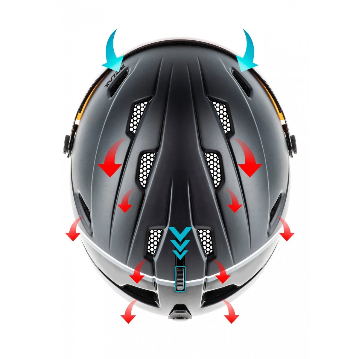 Relax Prevail Skihjelm Med Visir - Hvid 3 Relax Prevail Skihjelm Med Visir - Hvid - Billede 3