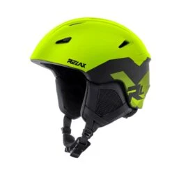 Relax Wild Skihjelm - Sort/Neon