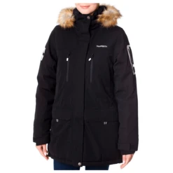 True North Parka Huva Softshell Dame Jakker - Sort -Alpina Snowboard Butik true north parka huva softshell dame jakker sort 2