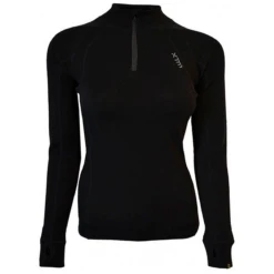 XTM 100% Merino Uld Undertrøje Med Lynlås - Dame