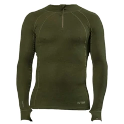 XTM 100% Merino Uld Undertrøje Med Lynlås - Herre
