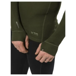 XTM 100% Merino Uld Undertrøje Med Lynlås - Herre -Alpina Snowboard Butik xtm 100 merino uld undertrje med lynlas herre 3